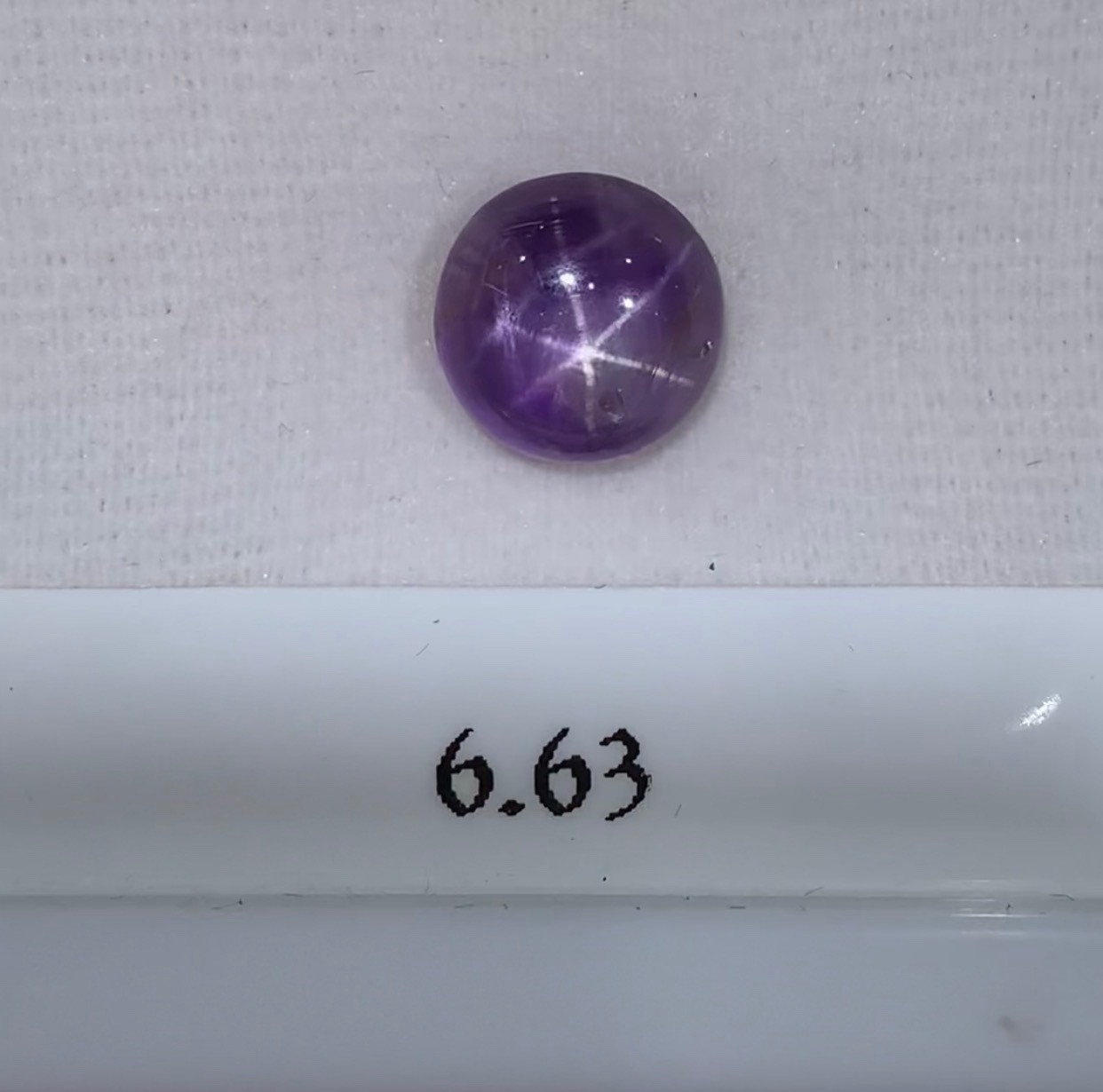 6.65 Ct Natural Star Ruby Cabochon Oval Cut Loose Gemstone 6 Rays Ruby Cabochon