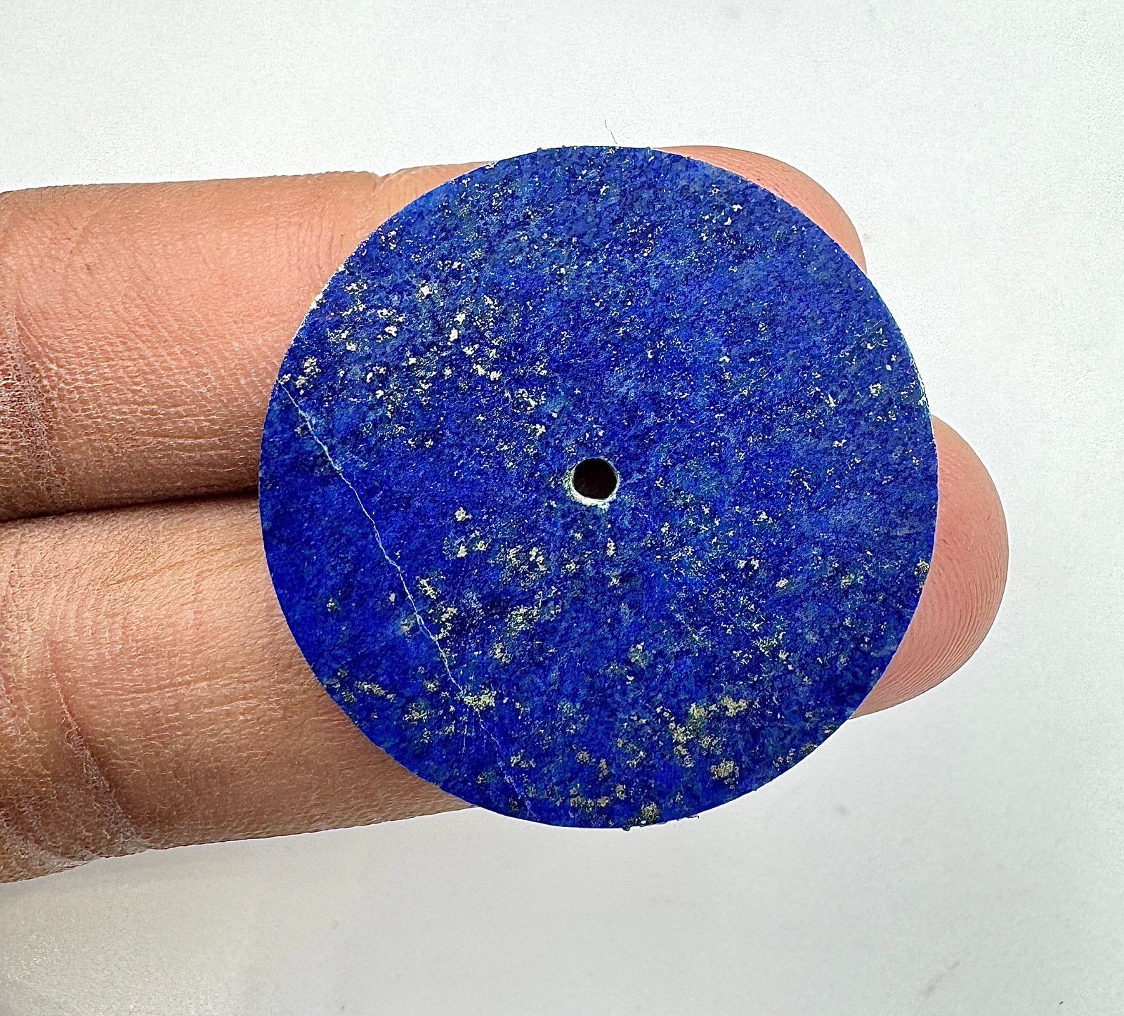 Lapis lazuli Watch Dial 33 mm Gemstone Flat Disc For Making Watch GMC-603