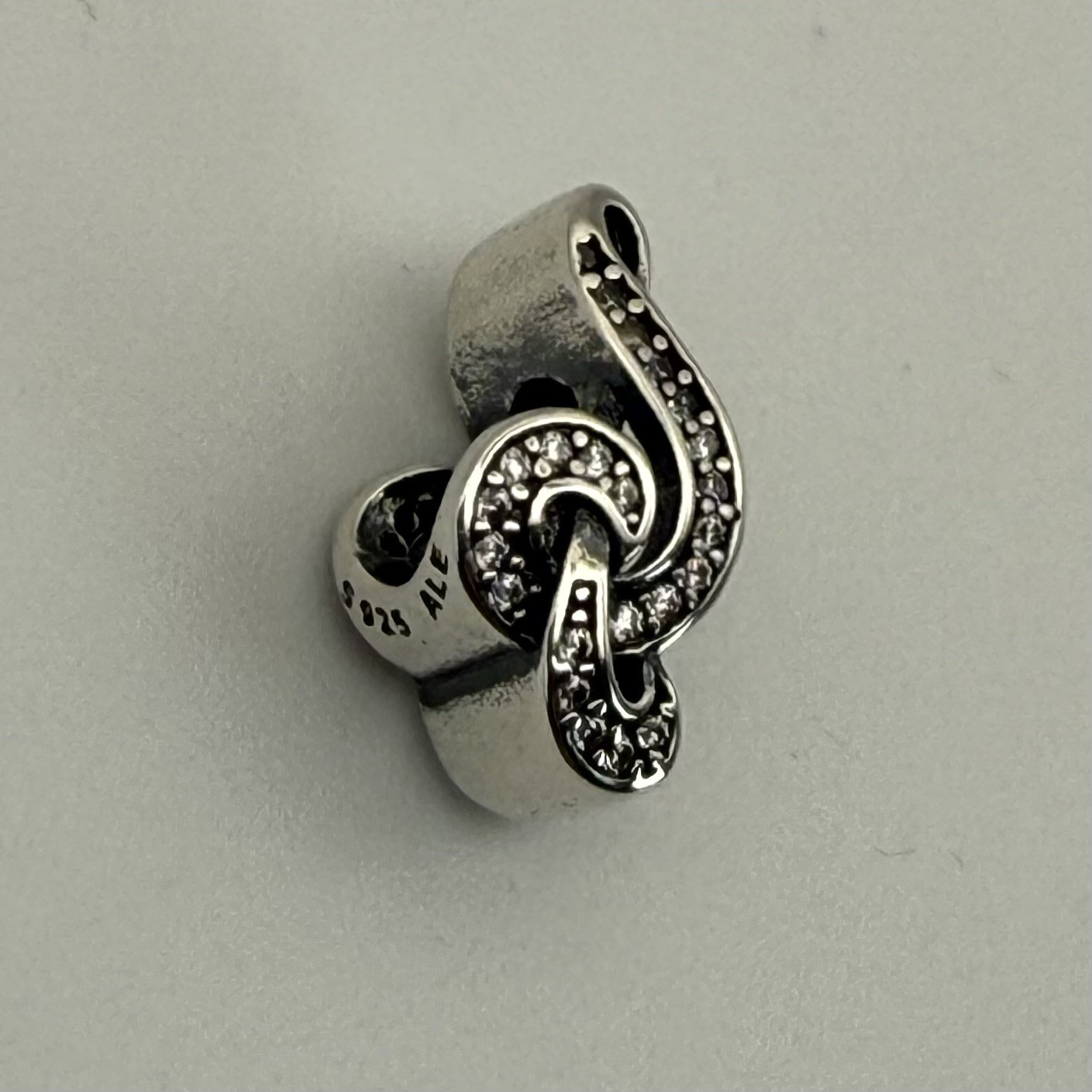 Pandora Music Treble Clef Charm S925 ALE Sparkling Notes Silver Bead