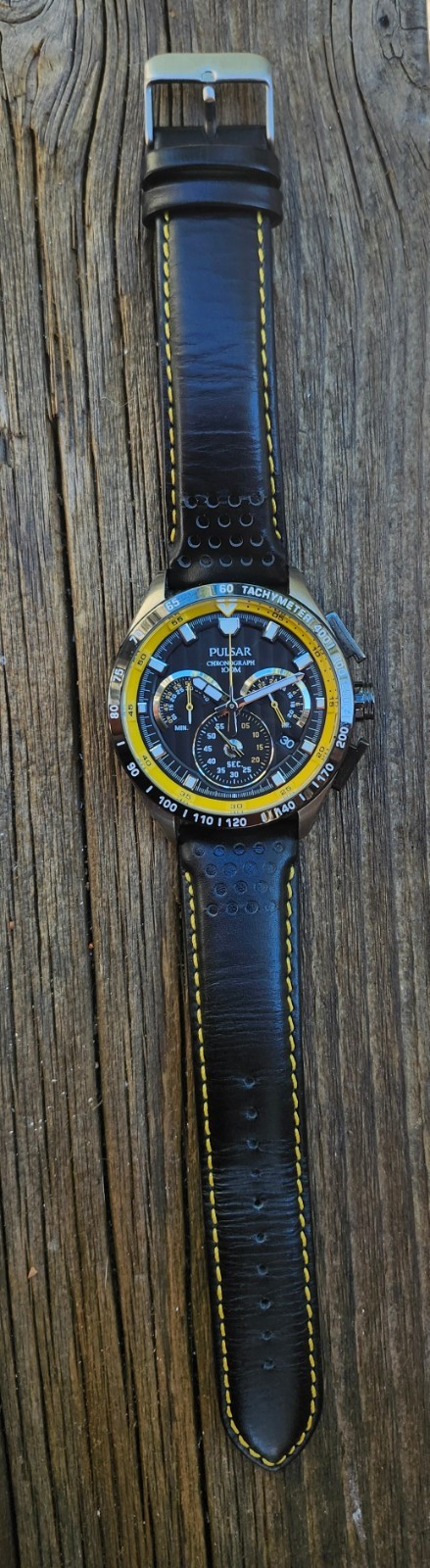 Pulsar (Seiko) VK63-X001 World Rally Championship Inspired Chronograph Excellent