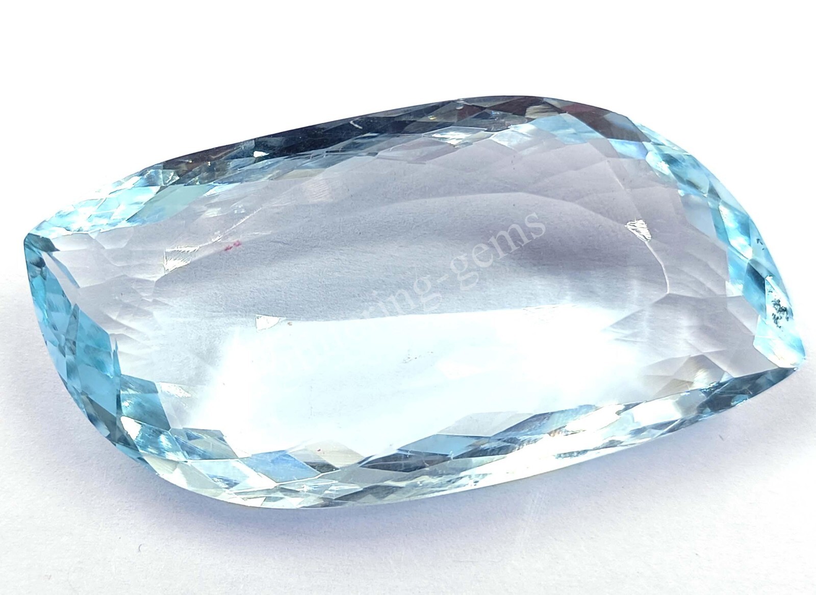 147.05 Ct Emerald Cut Sky Blue Aquamarine IGL Certified Loose Gemstone M25