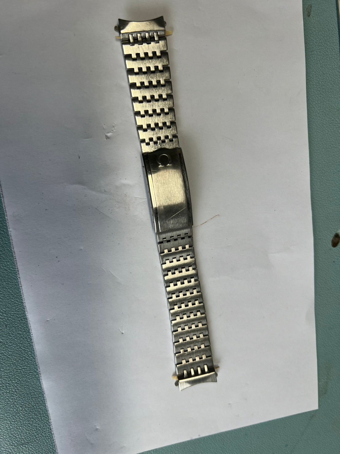 60 . omega 1193 endlink 18 mm 725 stainless steel bracelet 16 cm