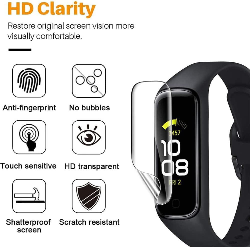 6 Pack Replacement Bands Compatible with Samsung Galaxy Fit 2 SM-R220 for Women