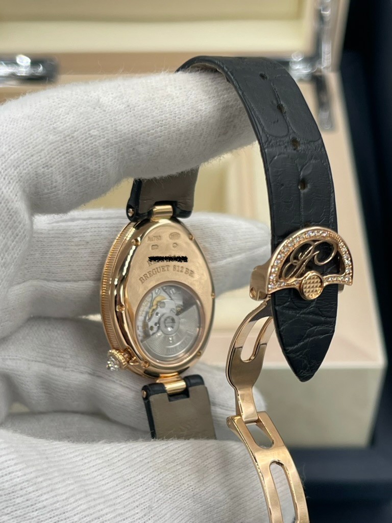 Breguet Reine de Naples 33×24.95mm 18K Rose Gold & Diamonds Lady’s Watch, 8928BR