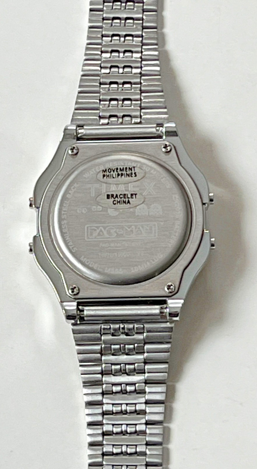 Timex X Pacman Watch T80 Digital Stainless Steel – Silver – TW2U31900
