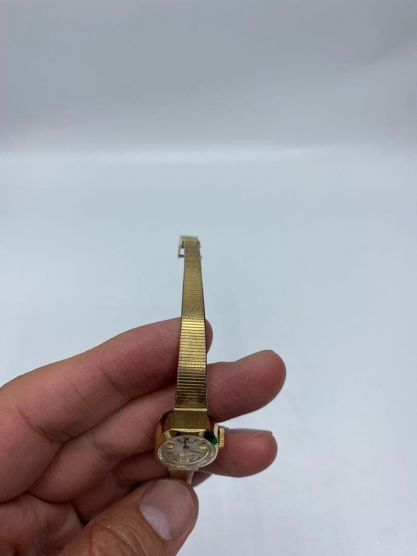 Excellent condition SEIKO 21 jewels gold analog manual winding watch 11-0340