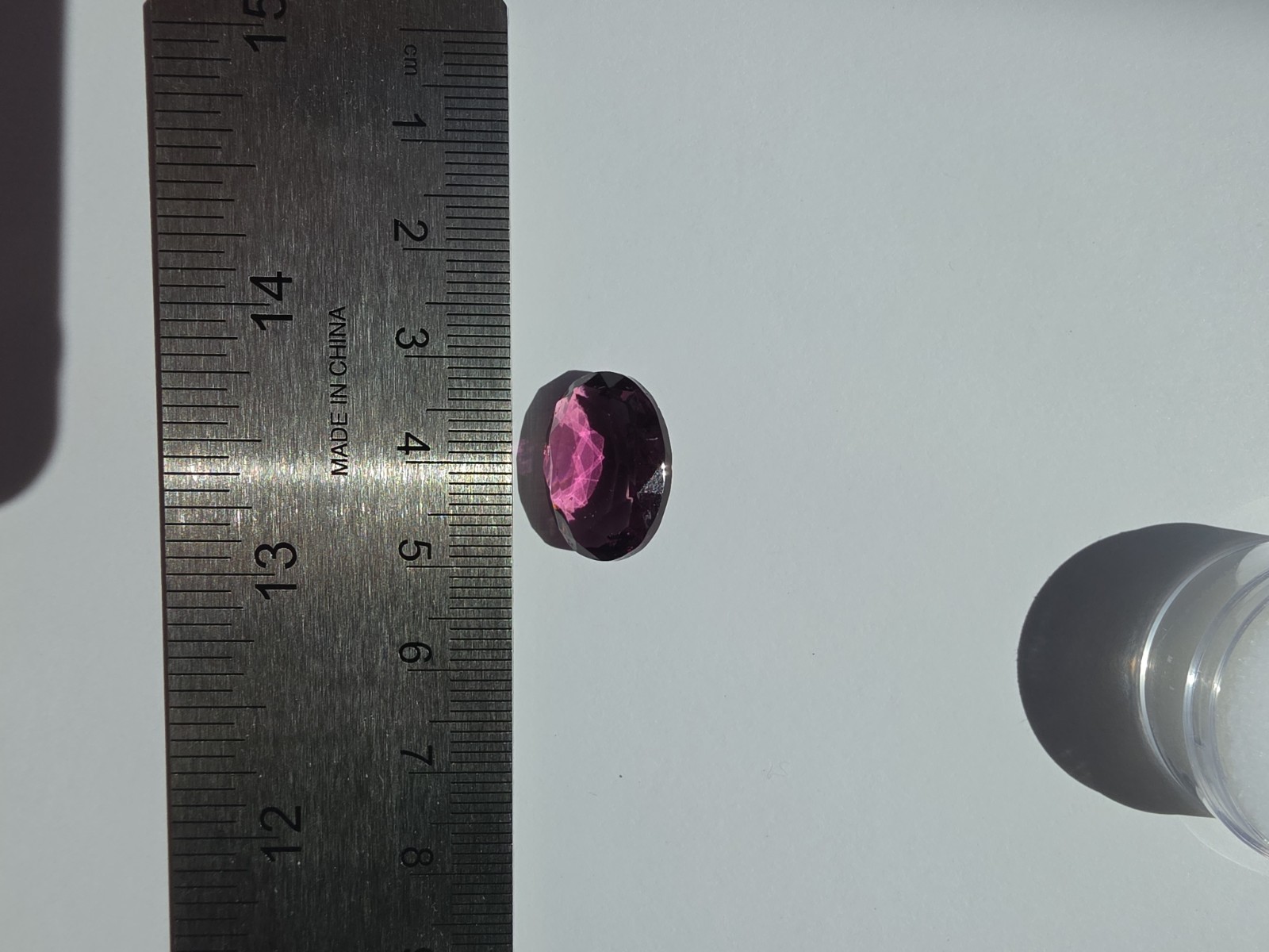 Natural Amethyst Matched Pair Oval Faceted 13x14mm 2ct Estate Original Label