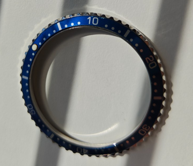 Vostok watch bezel T2-3 blue insert