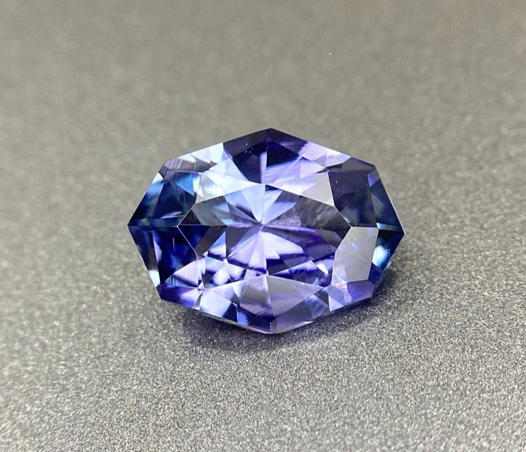 Certified Tanzania Tanzanite Flawless Blue 9.86 Ct Loose Fancy Cut Gemstone