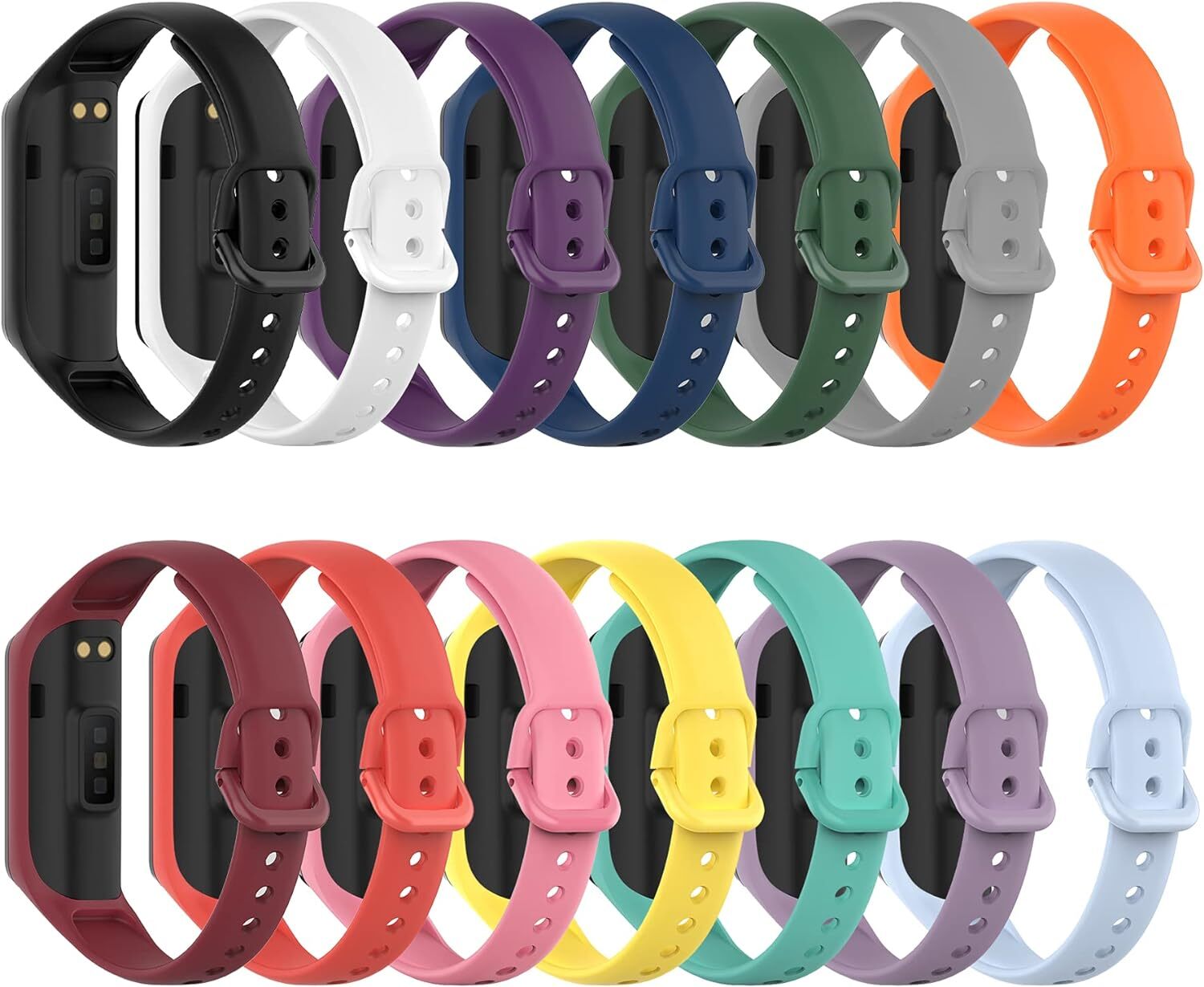 Watch Strap Band For Samsung Galaxy Fit 2 SM-R220 Soft Silicone Sports