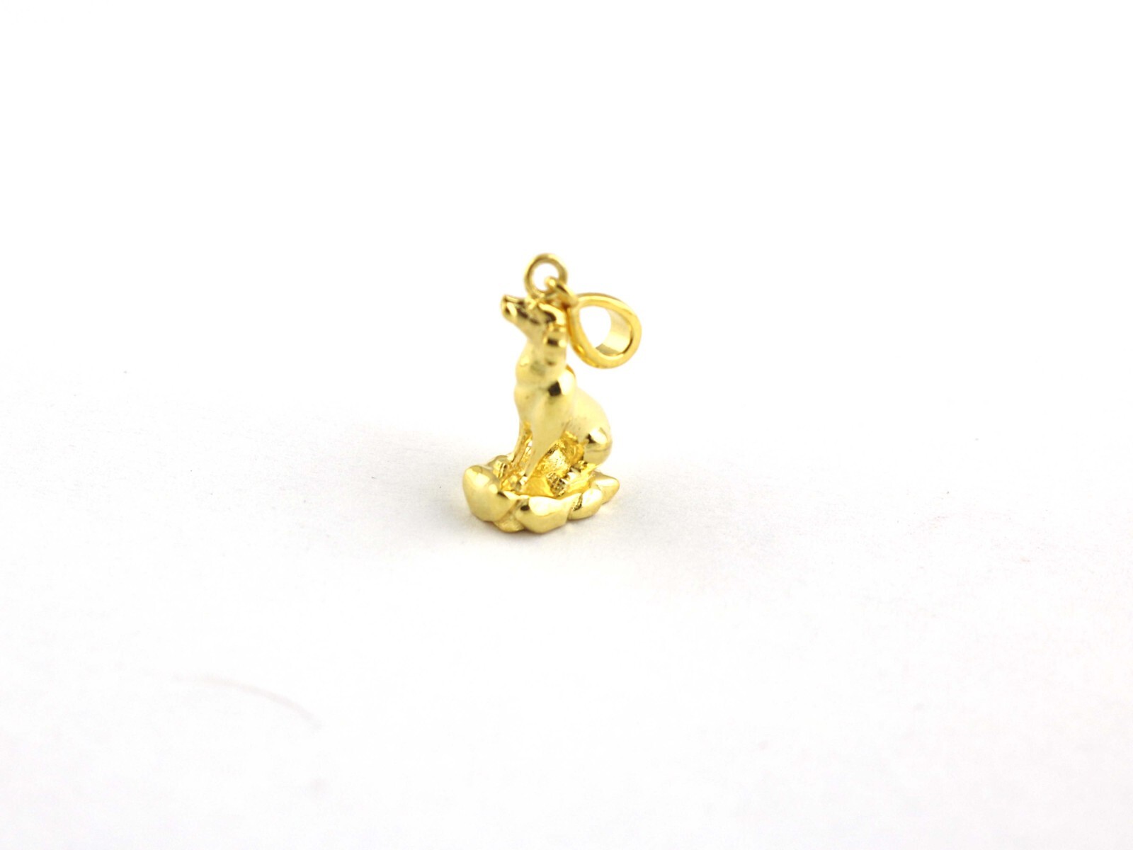 925 Sterling Silver Dog Charm Pendant, Dog Lover Dainty Pendant, Graduation Gift