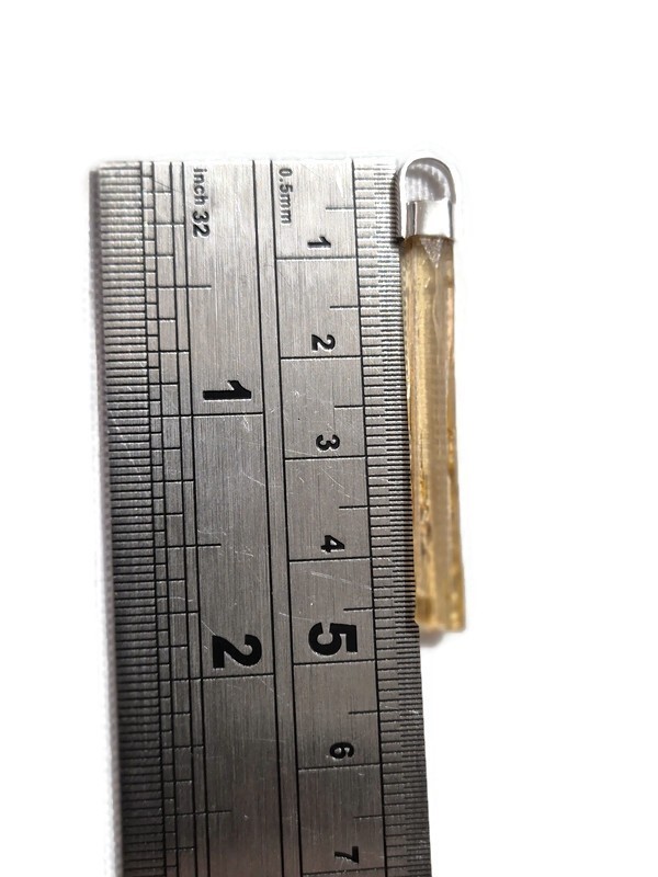 Imperial Topaz Pendant Unisex Unique Shape Father’s Day Gift NOVEMBER BIRTHSTONE