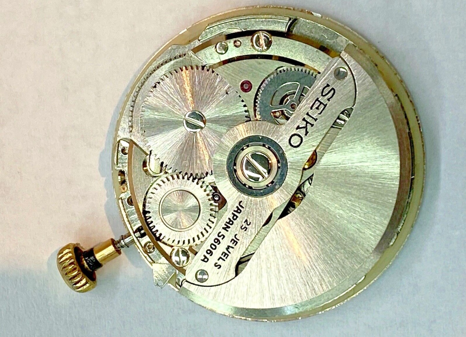Wrist Man Watch 25 Jewels Manual Automatic SEIKO 5606–7010 Vintage Japan Made