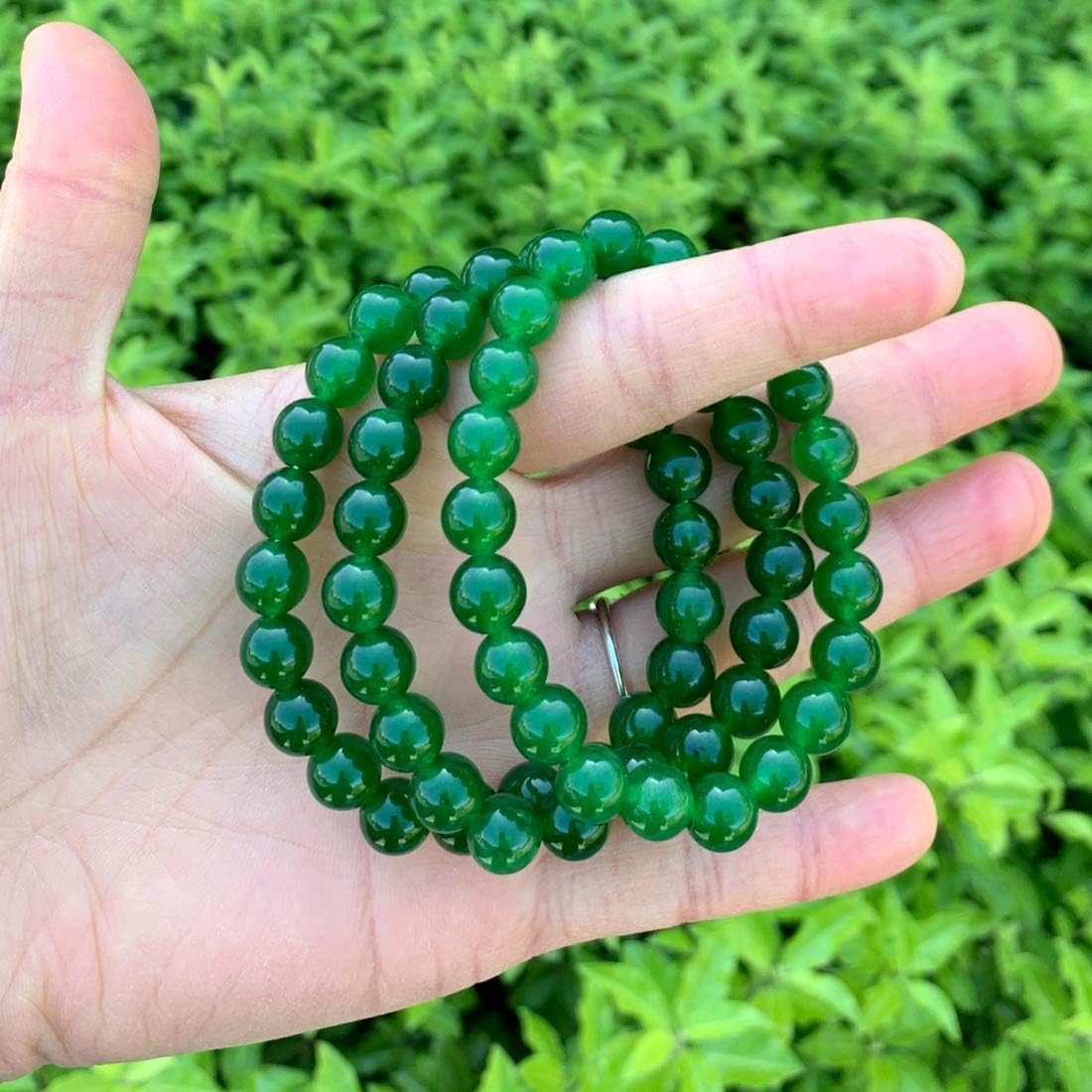 1pc Natural Stretch Gemstone Bracelet 8mm (0.31″) Bead 7 Inch to 8.5 inch Healin