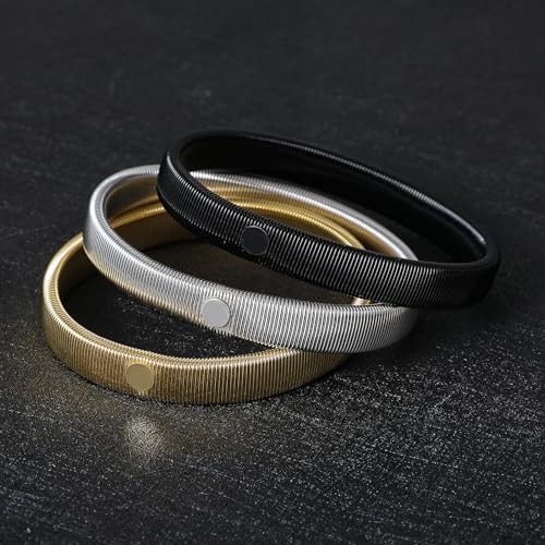 Larrel 6PCS Sleeve Garters for Women and Men, Anti-Slip Sleeve Holders, Metal