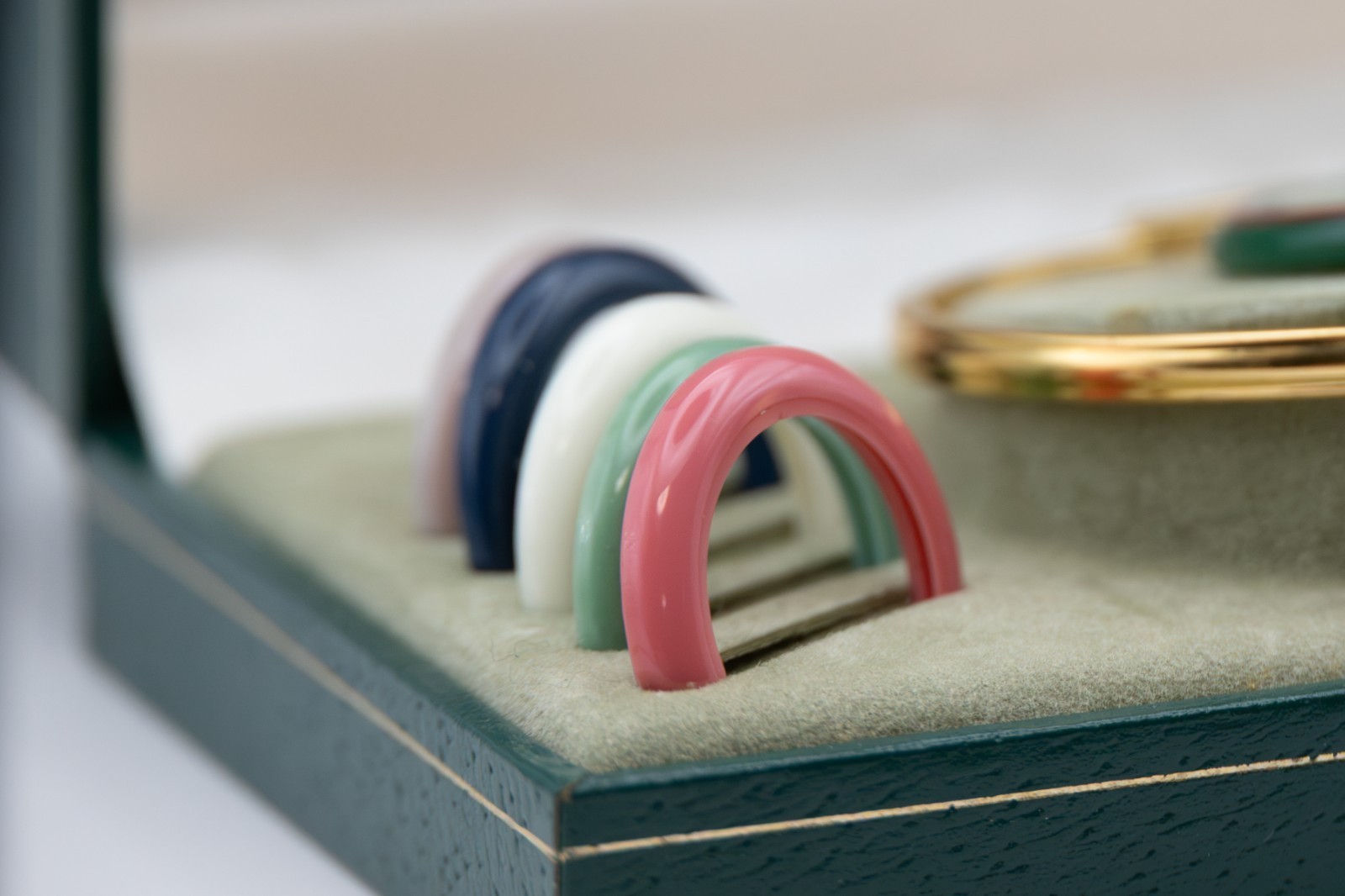 【Box&Paper】GUCCI Change Bezel 11/12.2 1100L Gold Vintage Quartz Woman’s Watch