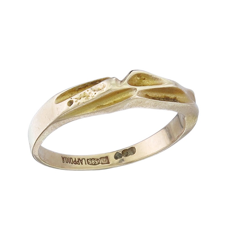 Lapponia Ring Lapp Gold Pledge 585 Yellow Gold Finland