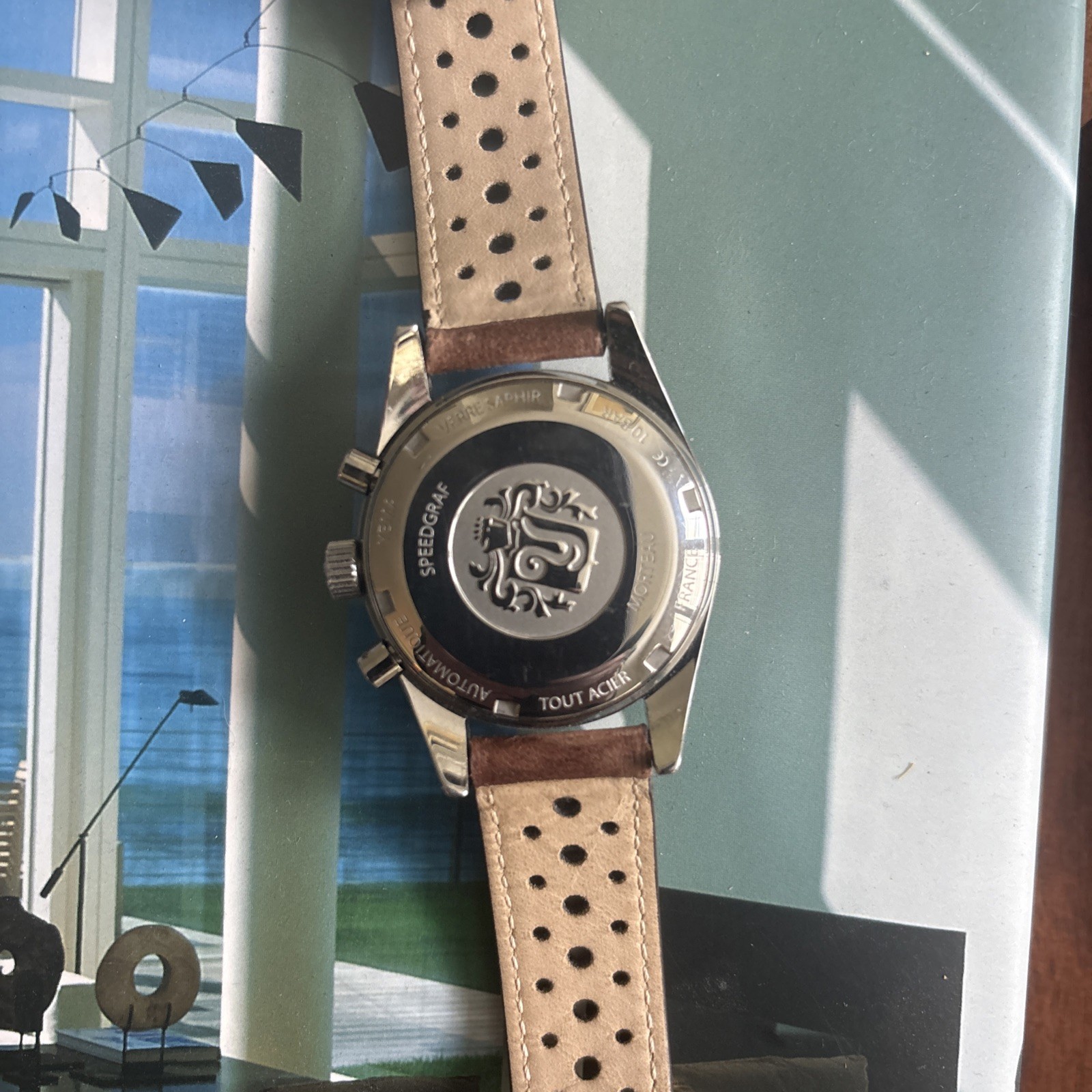 YEMA SPEEDGRAF AUTOMATIC CHRONOGRAPH, 39 MM, EXCELLENT