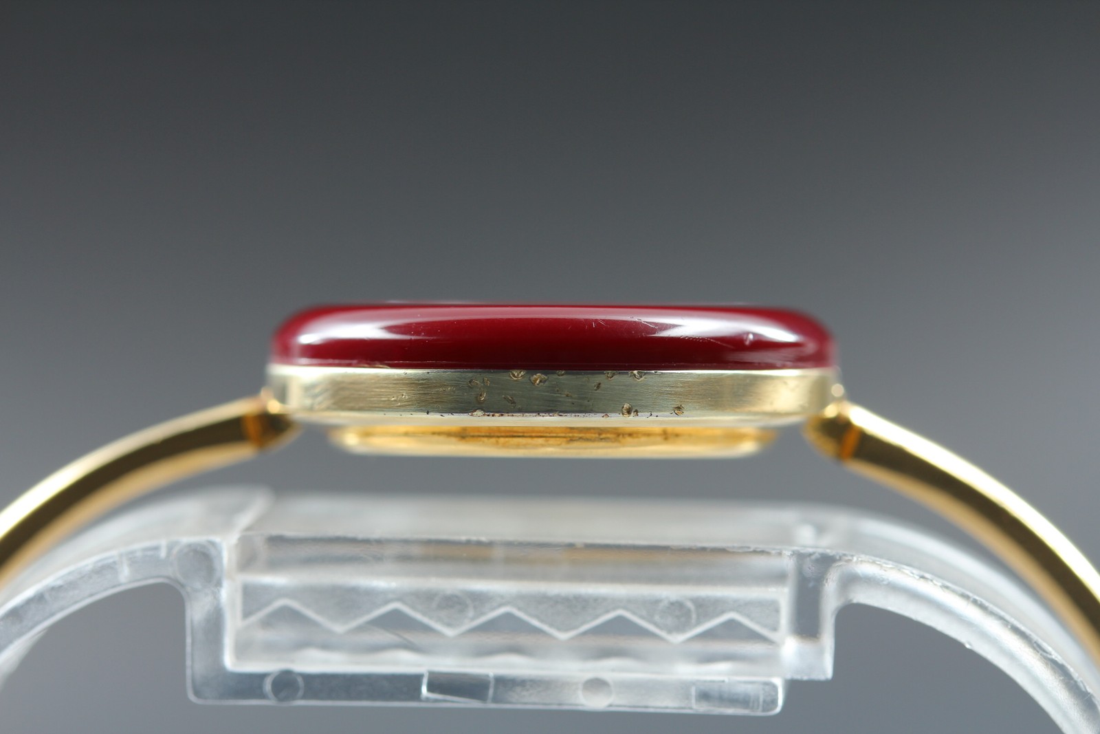 [Exc+5] Gucci Change Bezel 1100L Quartz Burgundy Women’s Vintage Luxury Watch