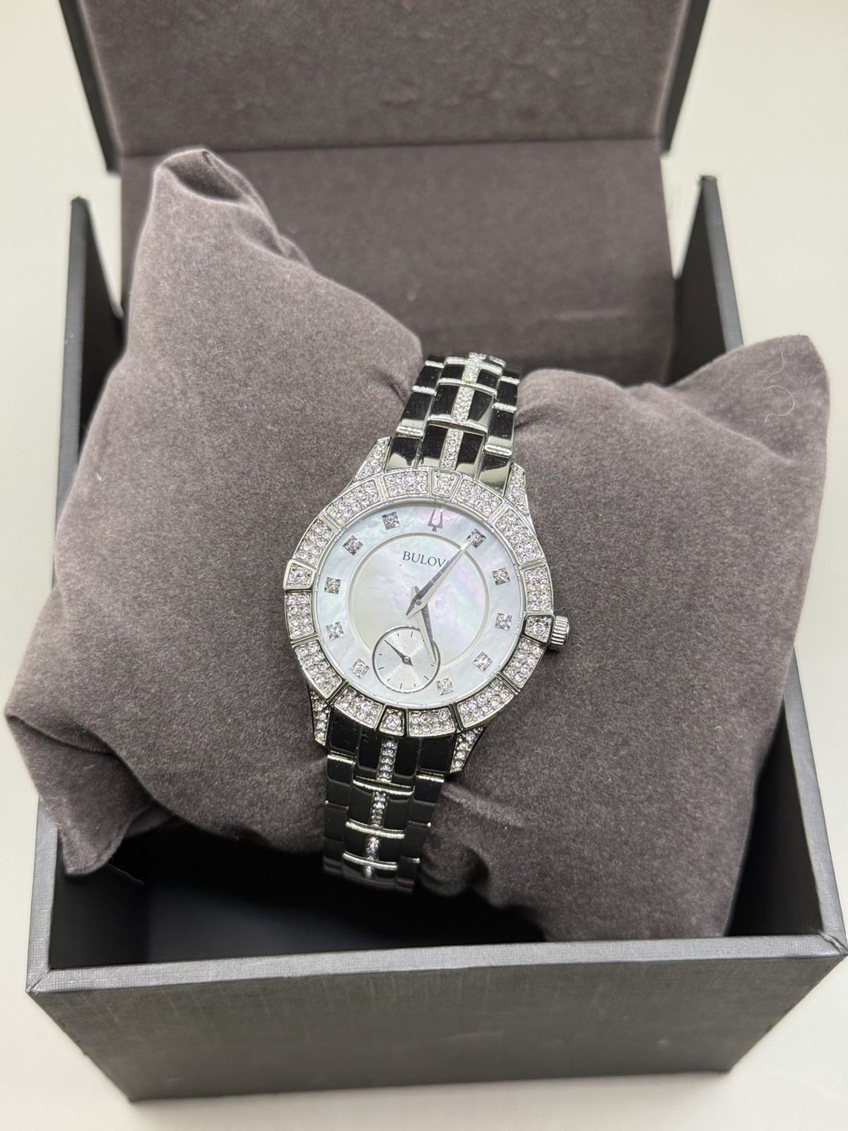Bulova Phantom Women’s Mother of Pearl 30.5mm Watch 96L291