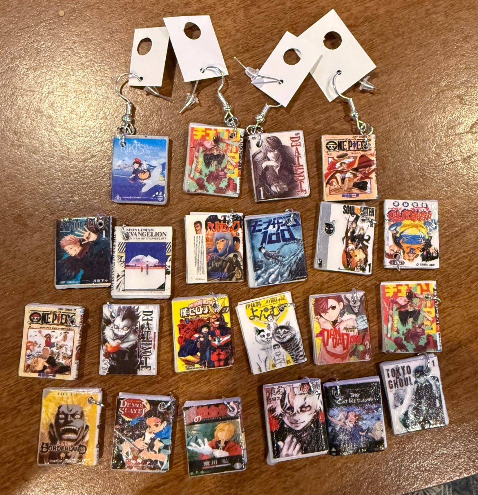 INDIVIDUAL Mini Book & Manga Earrings Handmade Literary Jewelry Book Lover Gift
