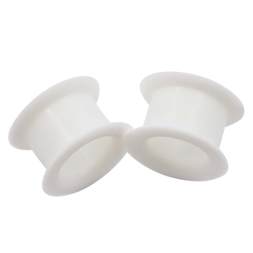 20PCS Silicone Ear Tunnels Plugs Set Earskin Ear Gauges Expander Stretching Kit