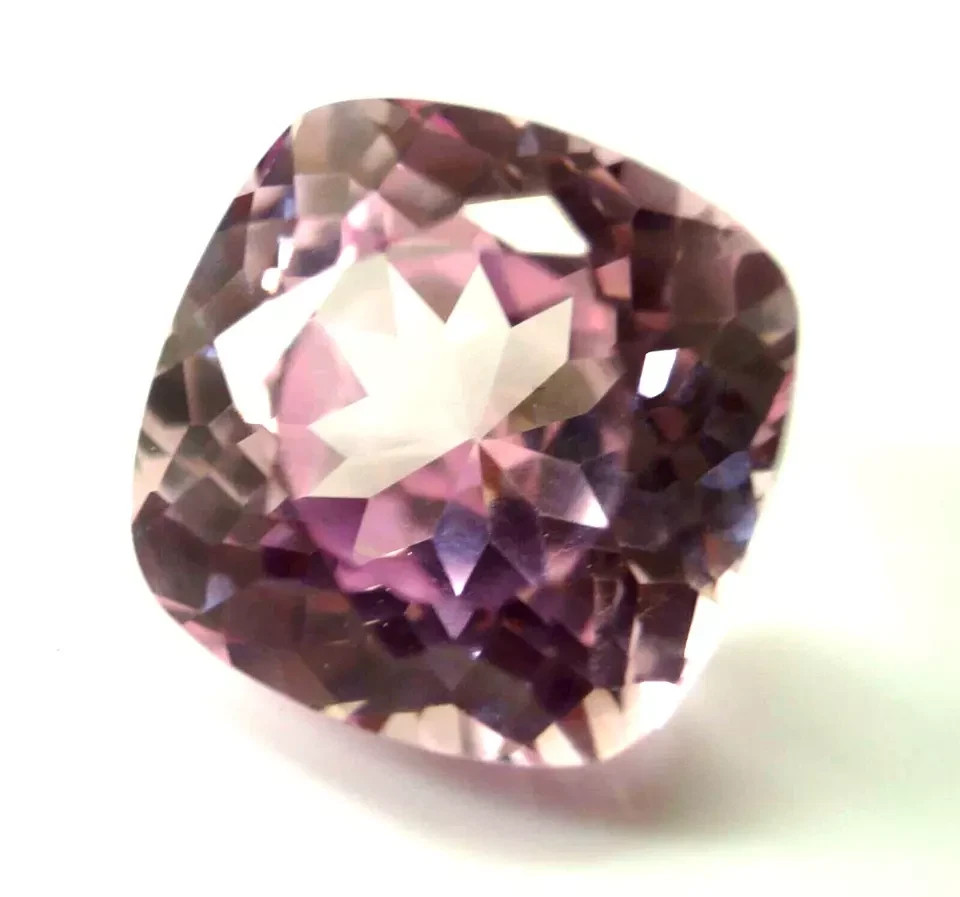 Natural 18.20+CT Flawless Morganite Pink Cushion Brazil Loose Certified Gemstone
