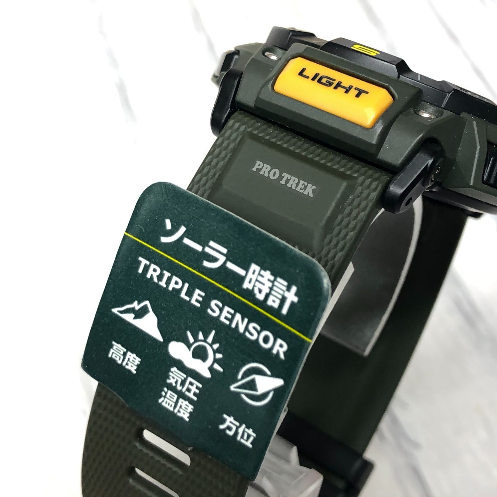 m001 X(60) CASIO PROTREK PRG 340 3JF Casio Pro Trek Green with box Climber Line