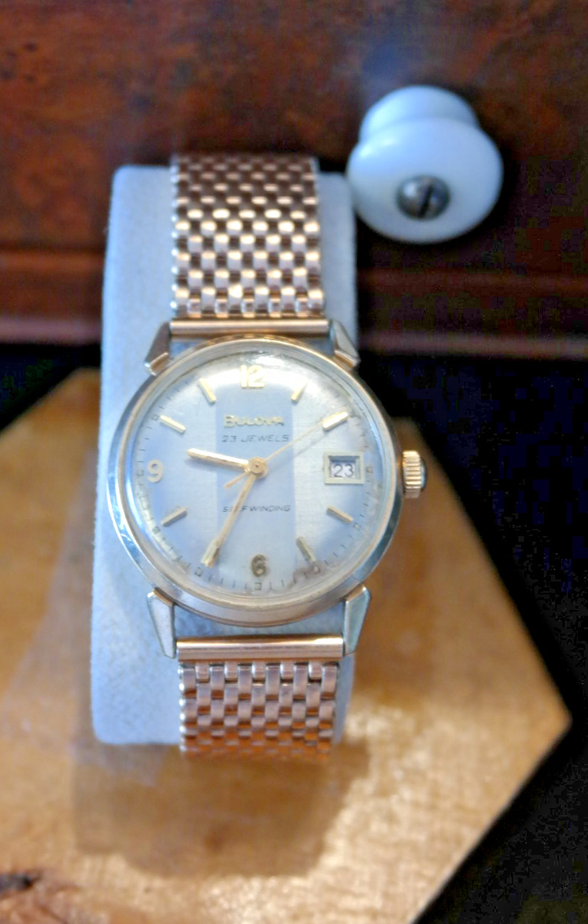Gorgeous Vintage Bulova 23 Jewel Self-Winding Automatic Men’s Watch – Circa 1969