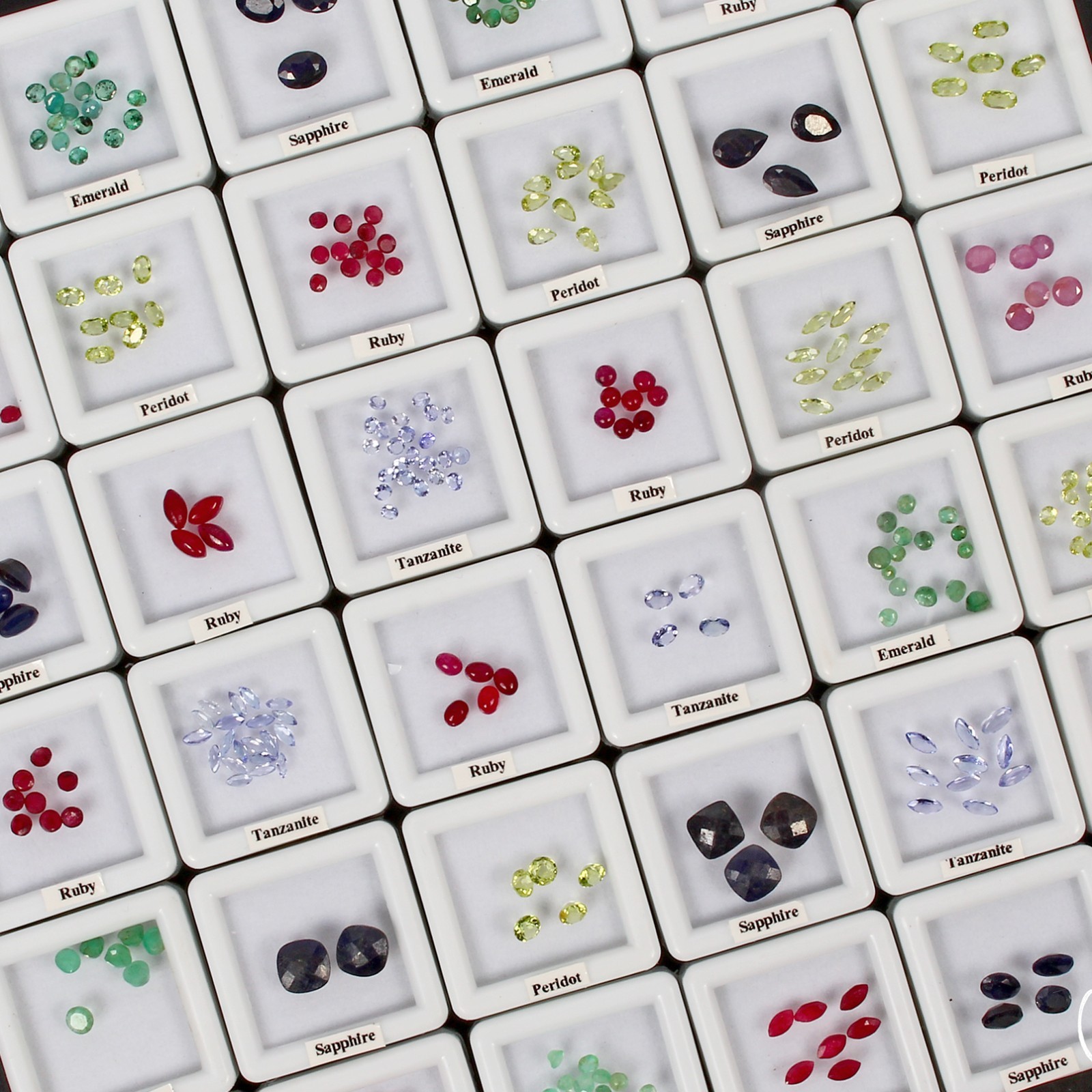 362 Pcs Estate Genuine Semi Precious Loose Mix Cut Multi Gems 36 Lot Collection