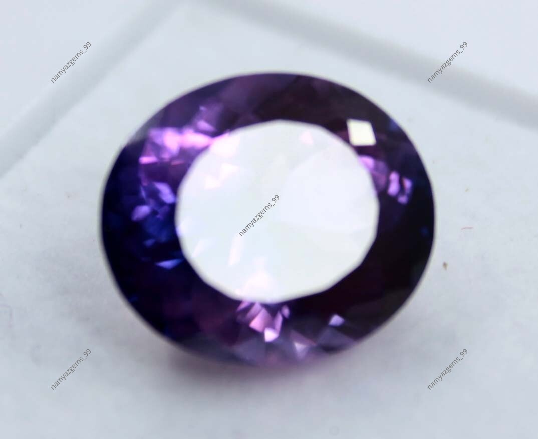 6 Ct Extremely Rare Natural Purple Tanzanite Oval Certified Loose Gemstone