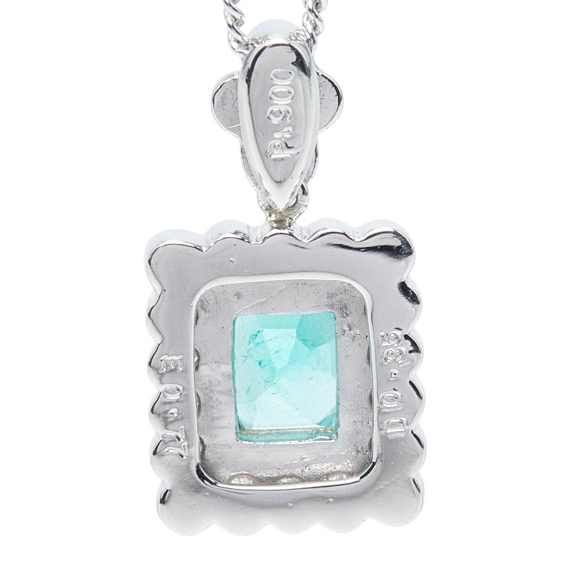 AUTHENTIC Pt900 PlatinumNecklace Pt900 Platinum/Pt850 Platinum Women