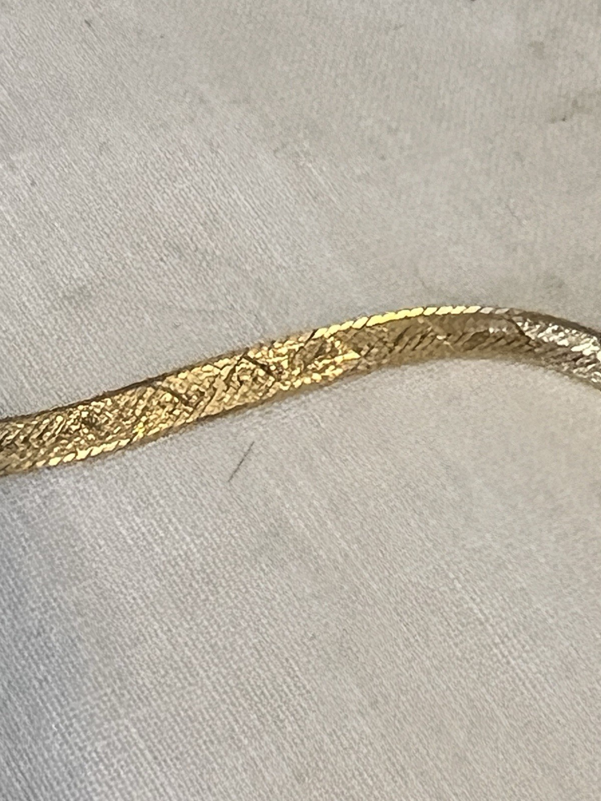 14k Italy Aurafin Herringbone 18” 7.1 G