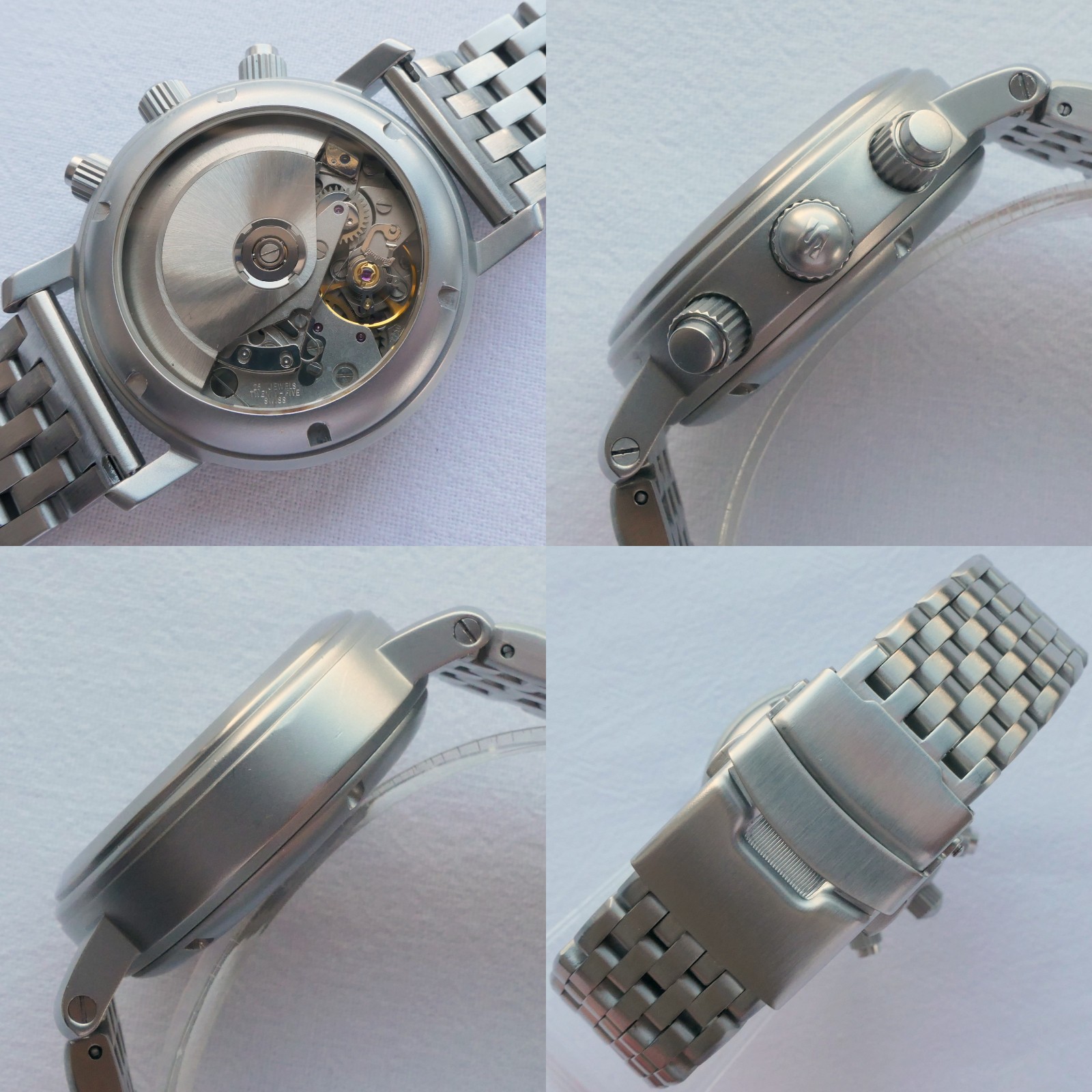 BMW Classic Driver Sport Car Accessory Automatic Valjoux 7750 Chronograph Watch