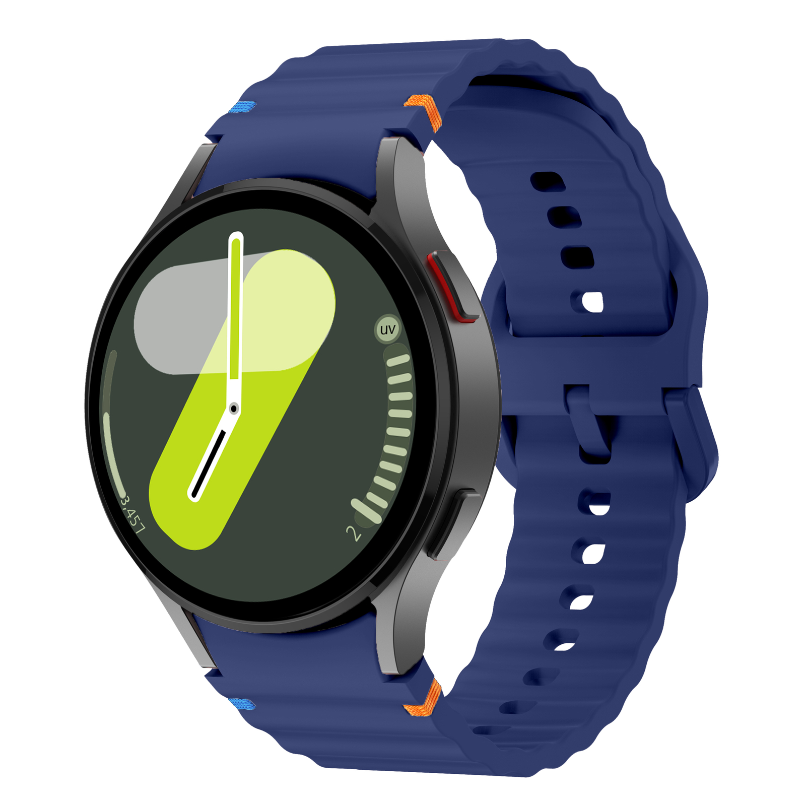 For Samsung Galaxy Watch 7/6/5/4/FE 40/44/47mm Sport Silicone Watch Band Strap