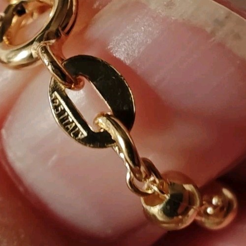 Rosary – Gold Tone Ball/Bead Chain Clasp