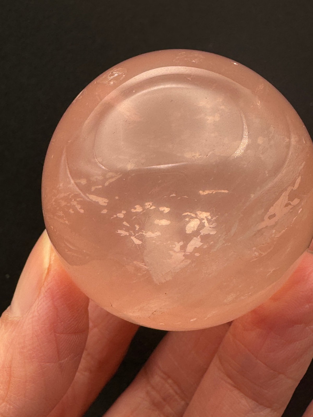 Rose Quartz Sphere for Love Harmony and SelfCare
