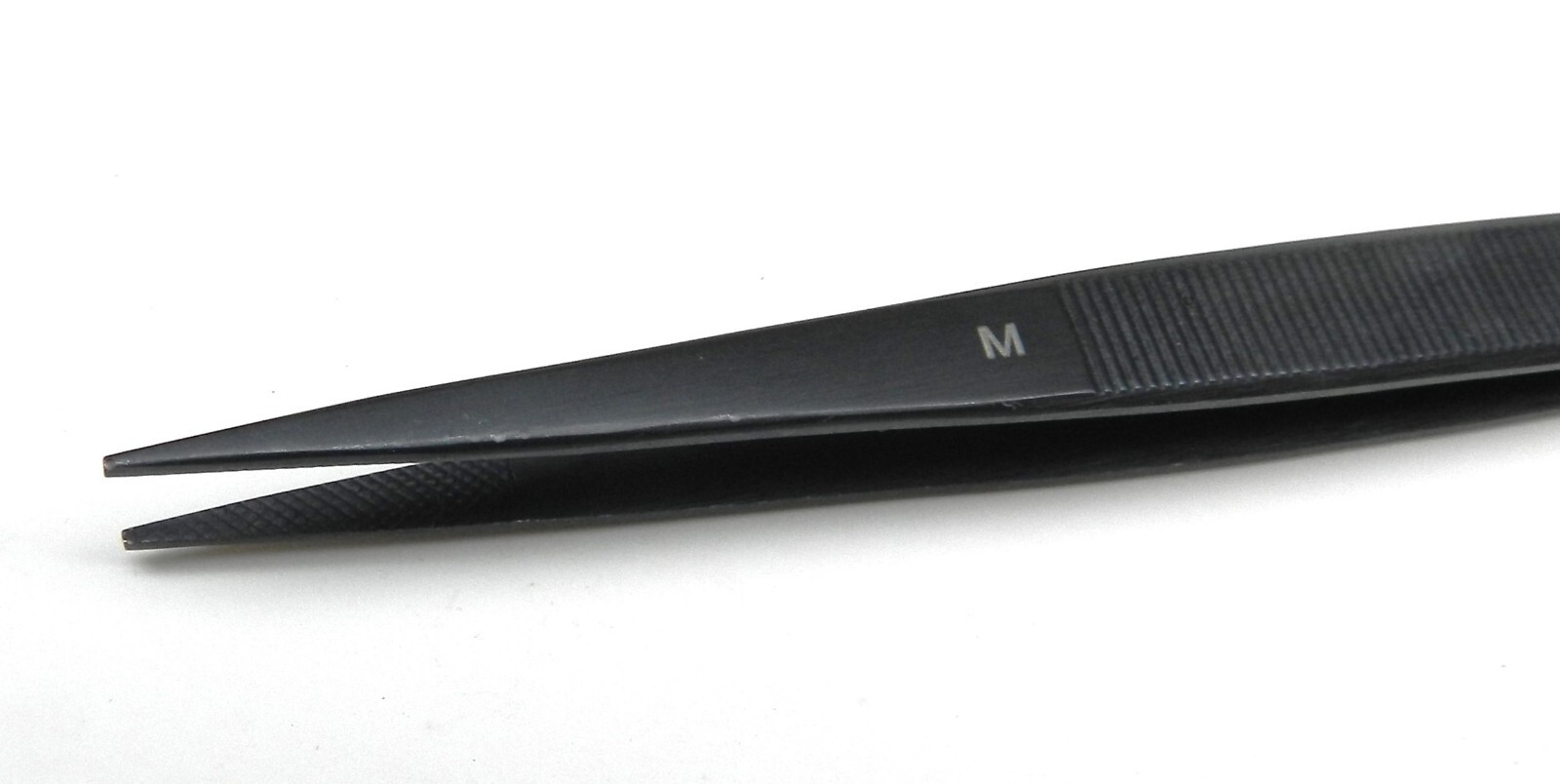 Diamond Tweezers Gemstone Black Medium Tip Tweezer 6-1/2″ Jewelry Making