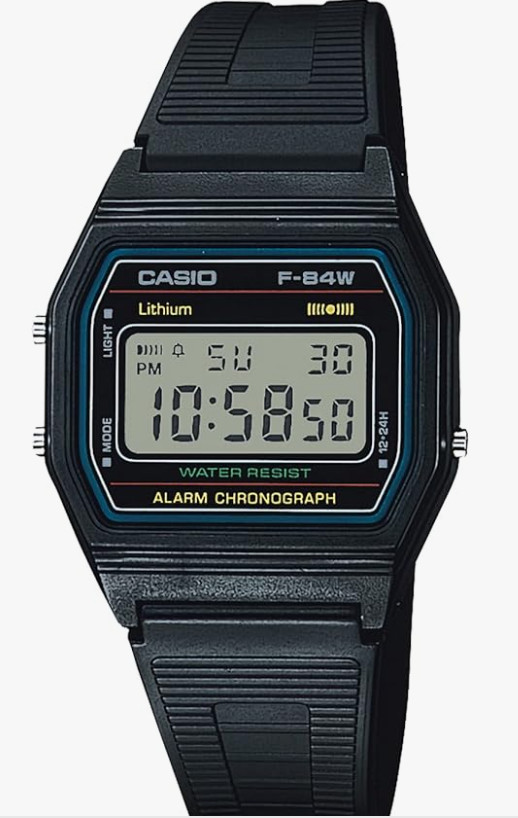 [Brand New]Casio F-84W-1QJH Men’s Digital Watch Black LED Light JP Import, Fr/s