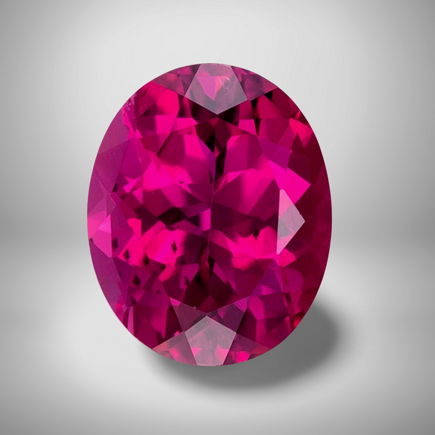 Rubellite Tourmaline Oval Cut Gemstone 2.2 Cts – 10×8 mm Flawless Loose Gem