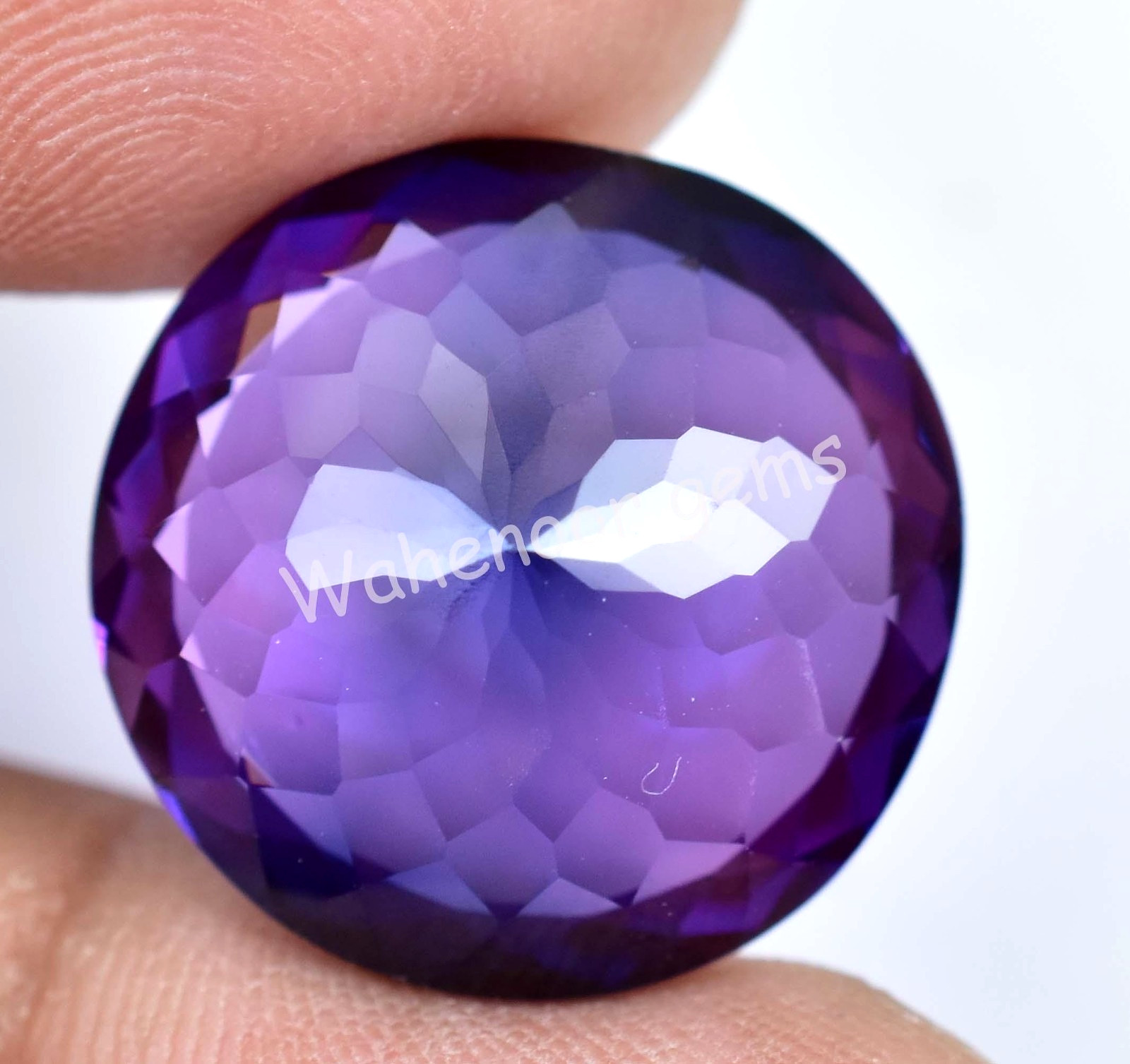 Natural 24.80 Ct Boysenberry Sapphire AGL Certified Fabulous Loose Gemstone