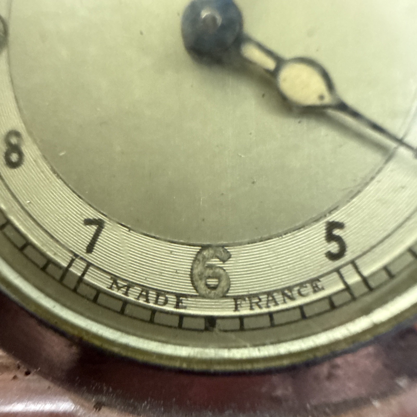 RARE! Art Deco Lucite Case ANDRE WYLER 15J Pendant Watch, Made In France-RUNS