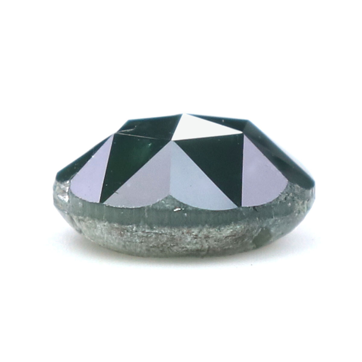 1.41 CT Natural Loose Round Rose Cut Diamond 6.90 MM Green Color Diamond KQ890