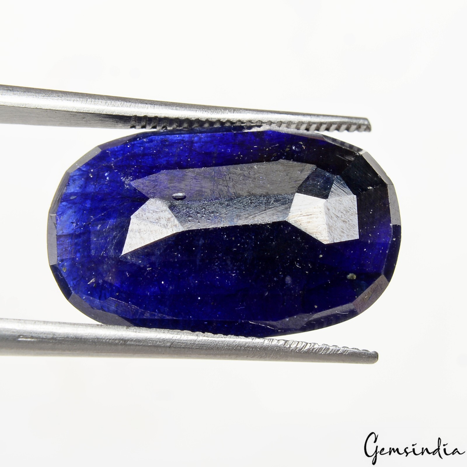 13.90 Cts Natural Sapphire Ceylon Royal Blue Oval Faceted Cut Ring Size Gemstone