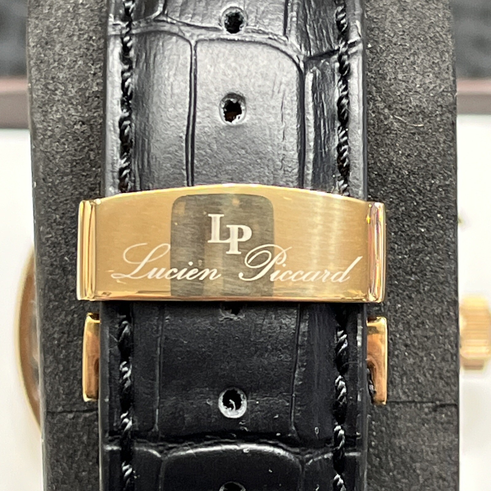 Lucien Piccard Rose Gold Tone Chronograph LP-40045 3ATM Watch