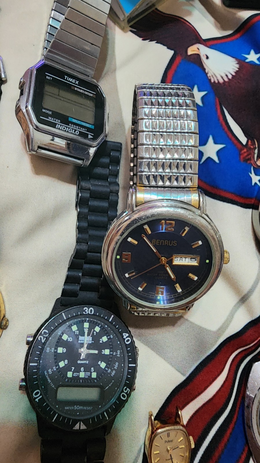 Watches Lot 27 Star Wars ,Citizen ,Bulova Vintage Timex , Sekio And Mire