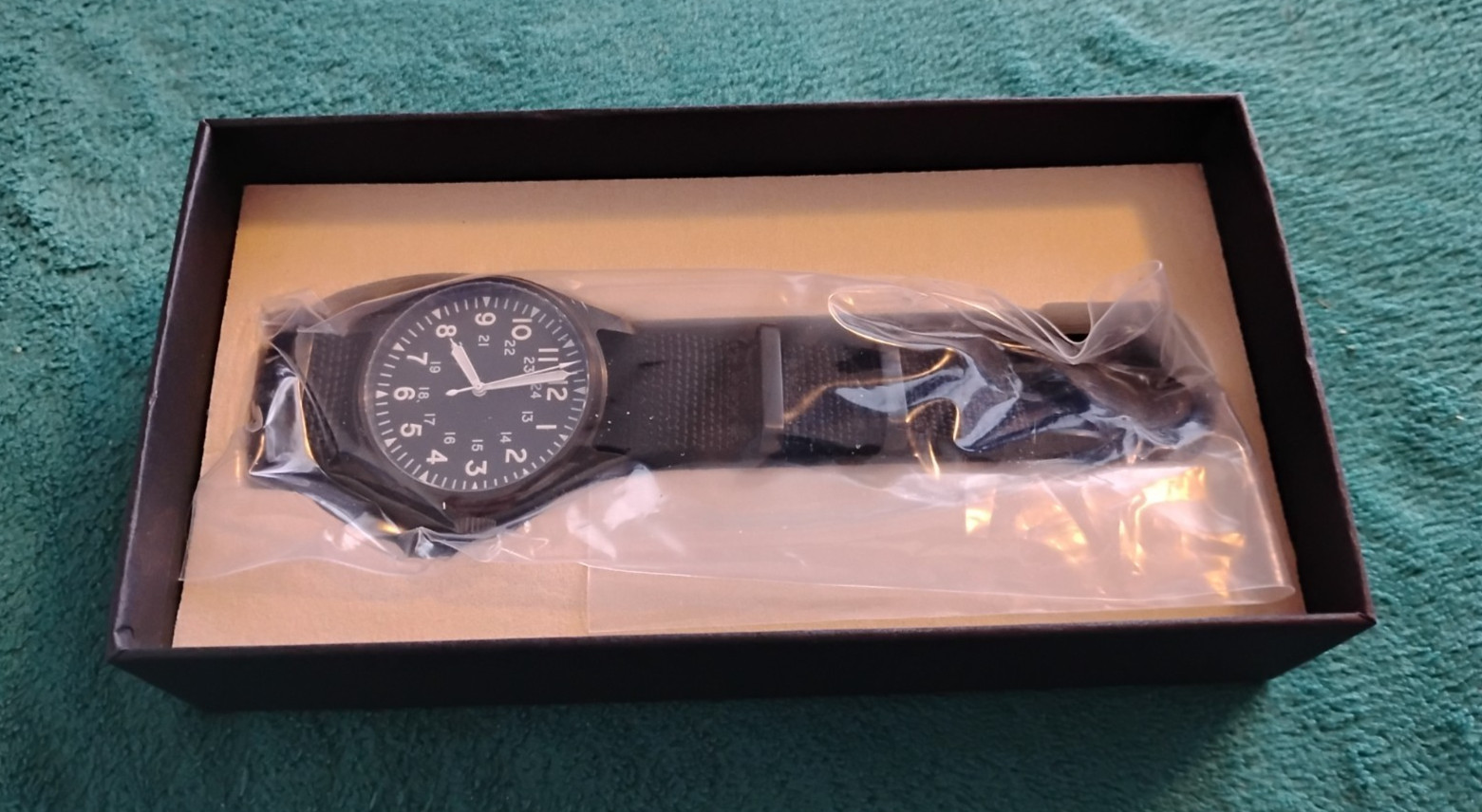High-Quality 40mm Automatic Black PVD-Coated 316L Steel Diver / Strap Set!