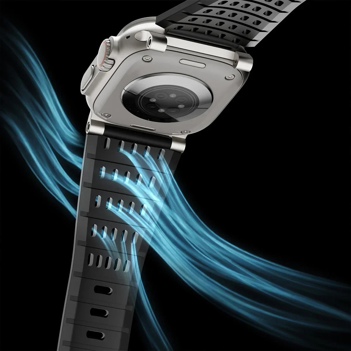 Soft Silicone Sport Band Apple Watch 10 11 Ultra 1 2 3 49mm 46mm 45mm 44mm Strap