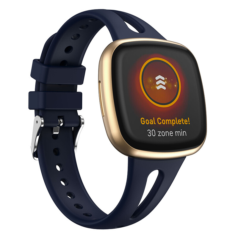 Replacement For Fitbit Versa 3/4 Sense Slim Silicone Sport Watch Band Soft Strap