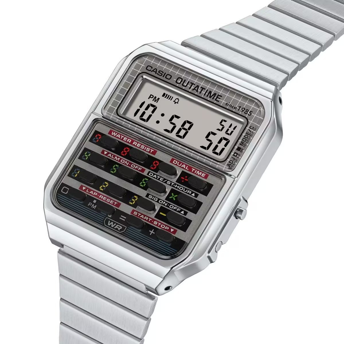 CASIO Back To The Future Collab Model Watch CA-500WEBF-1AJR CALCULATOR 2025 NEW